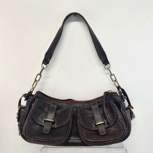 Dooney Bourke Chic Brown Leather Shoulder Bag